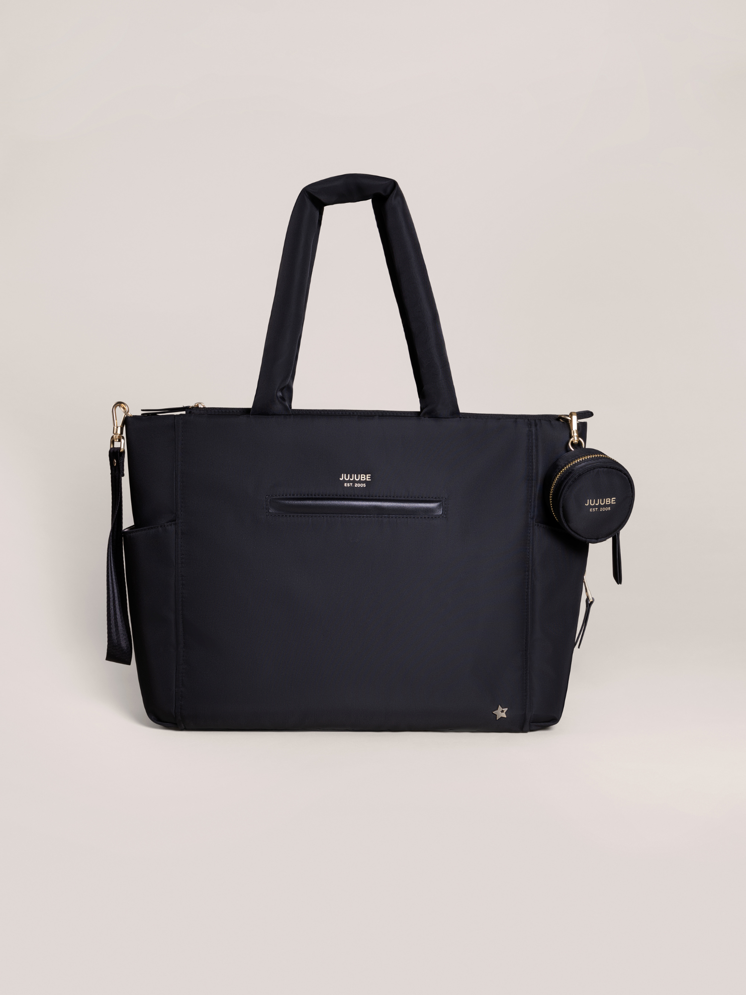 Utility-Strap Tote Black