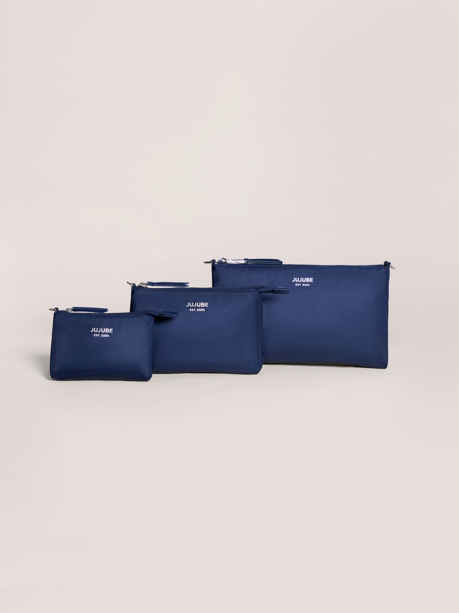 Navy blue pouch bag hotsell