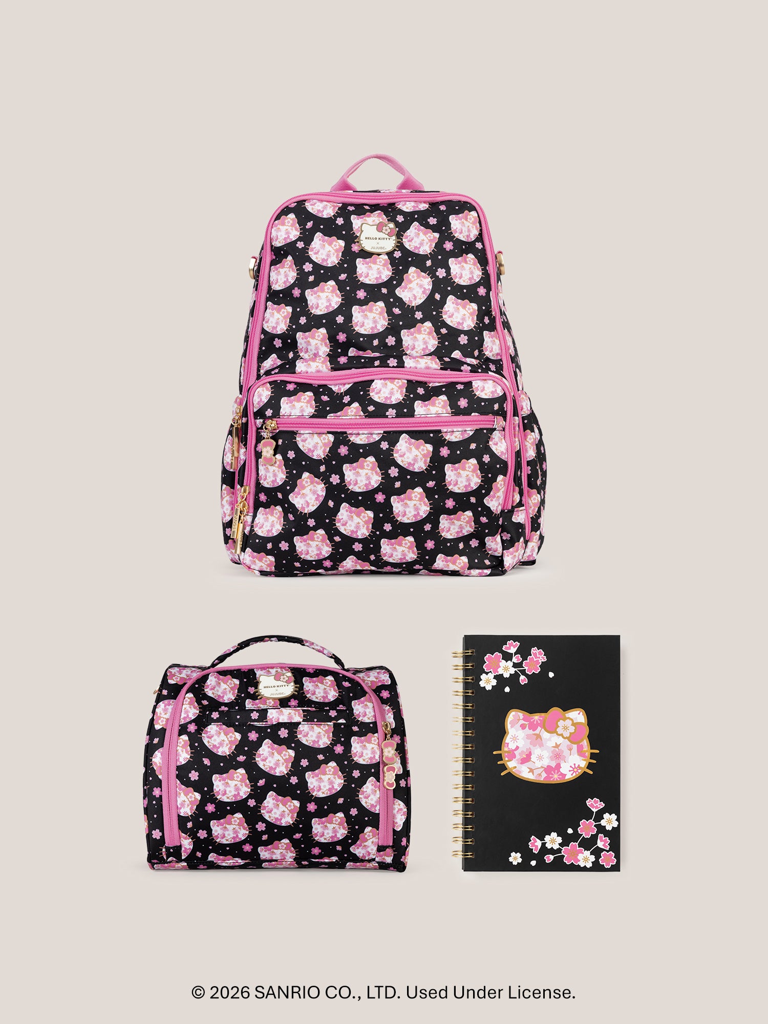 hello kitty jujube backpack x Zealous (Cherry Blossoms) Small enough to fit into the overhead compartment Now at Werk Shop: the