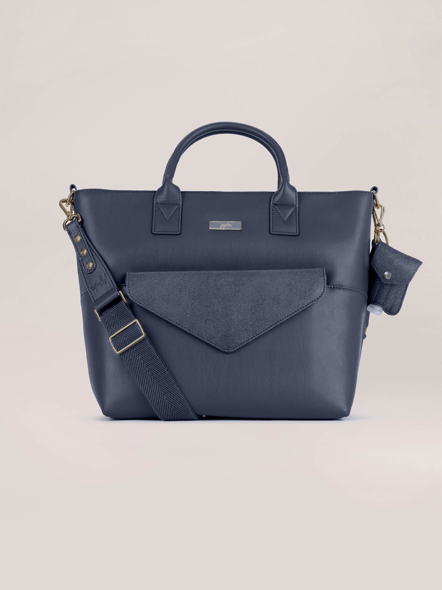 Navy Blue 24-7 Tote Bag Front View
