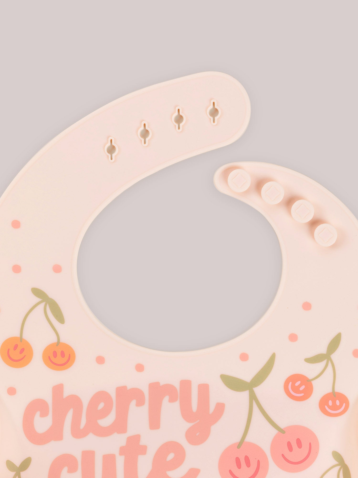 Silicone Bib - Cherry Cute by Doodle By Meg