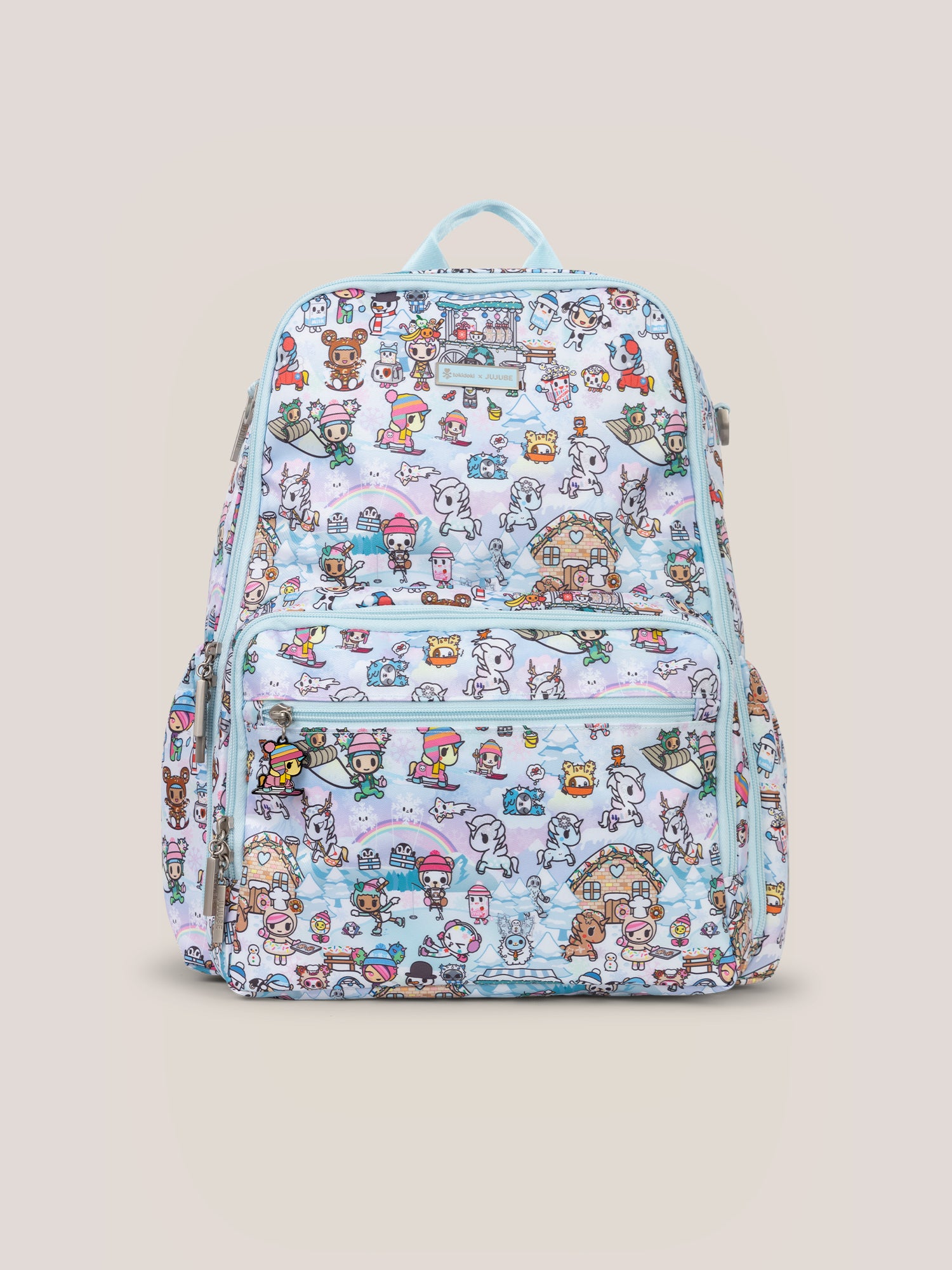 tokidoki Snow Day Zealous Backpack Diaper Bag — Ice Blue – JuJuBe