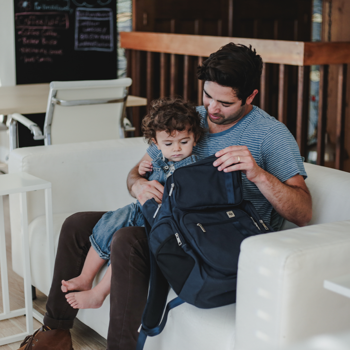 Man with Young Child