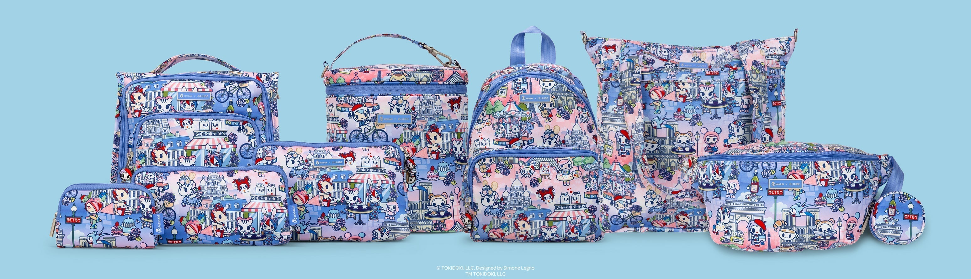 tokidoki x JuJuBe C'est la vie à Paris Collection