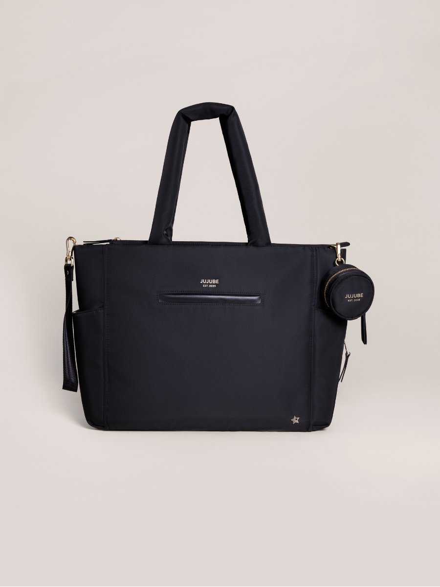 Utility Strap Tote in Black