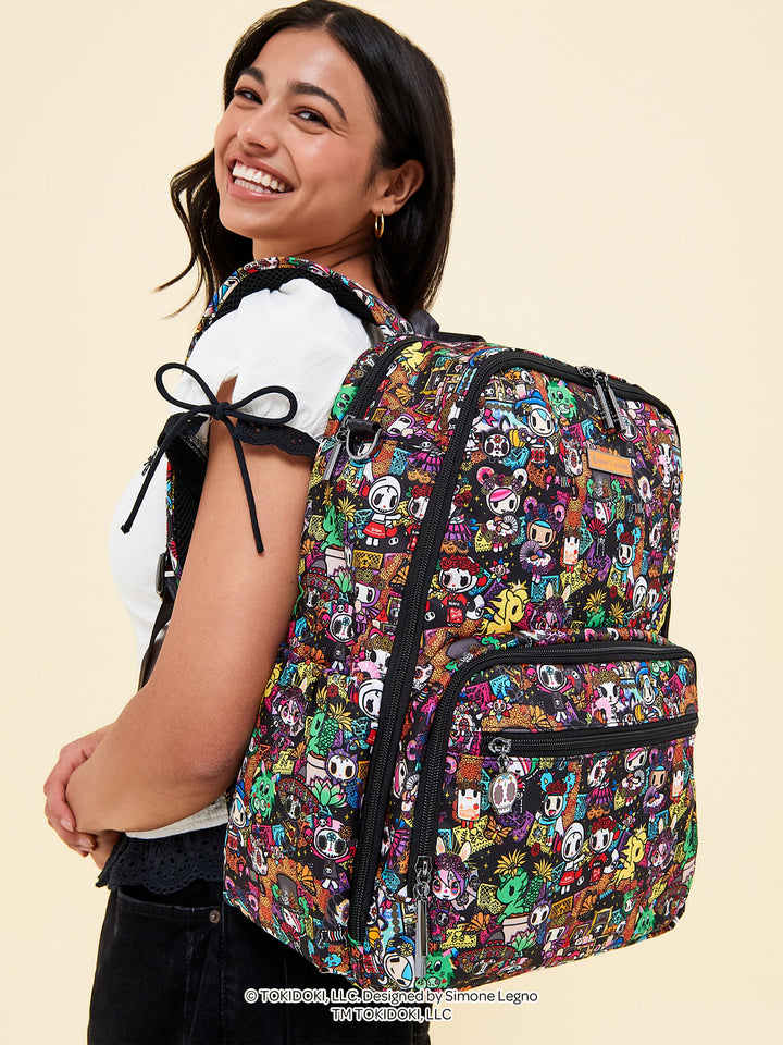 tokidoki Zealous Backpack Diaper Bag – Dia de los Muertos