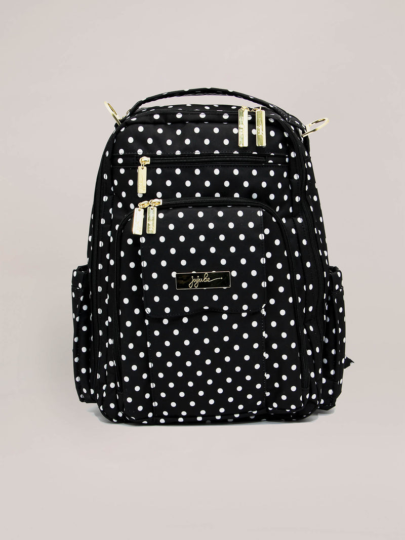 JuJuBe Black Polka Dot The Duchess Diaper Bag Accessories: Wallet , Fuel  Cell and 2 Organizer Pouches| Like New Used - One Size