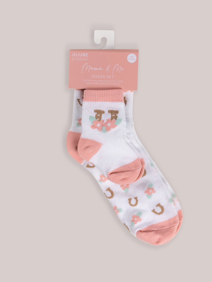 Mama &amp; Me Matching Socks Set -  Bloomin&