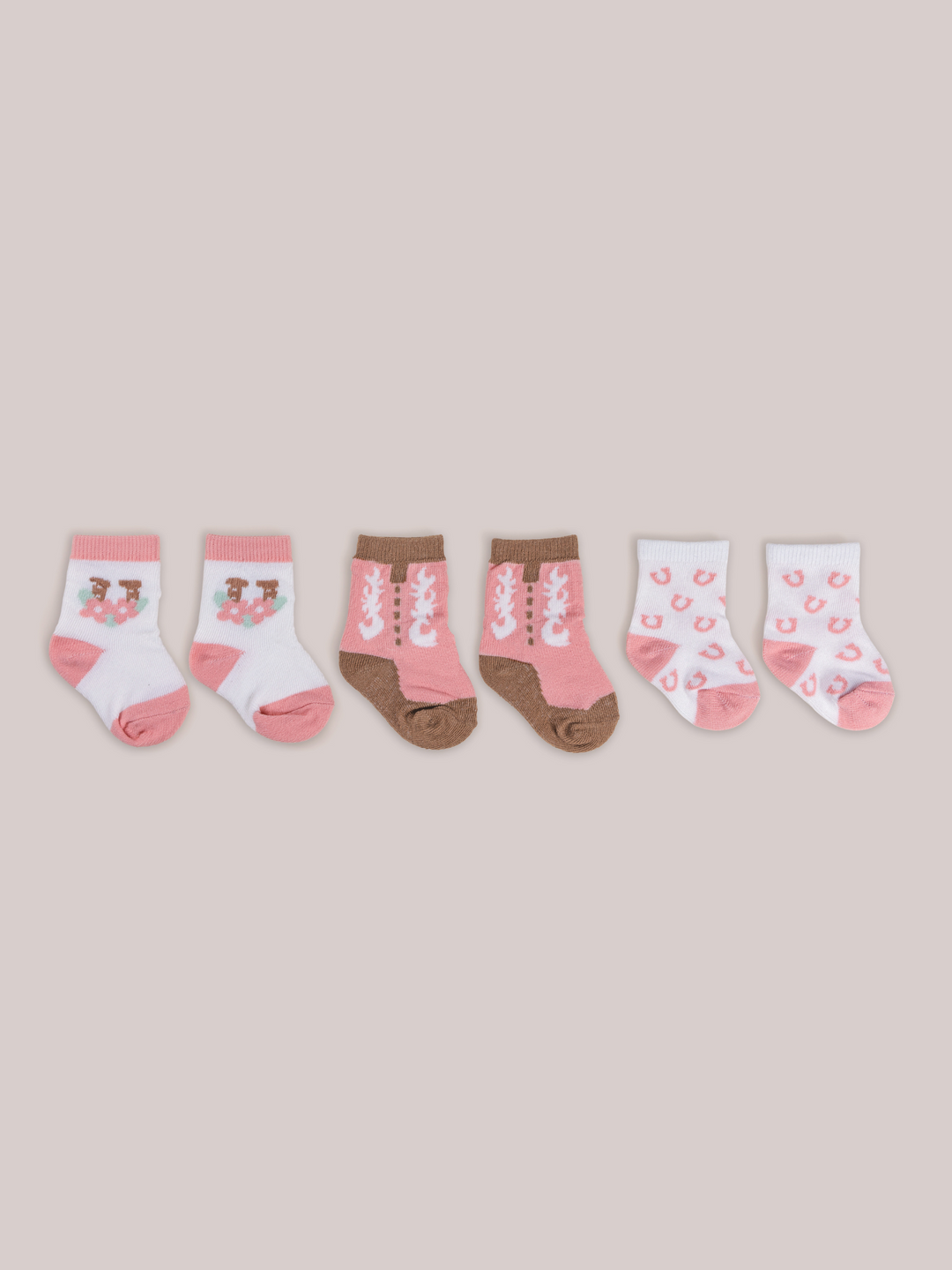 3-Pack Soft Durable Baby Socks Set - Bloomin&