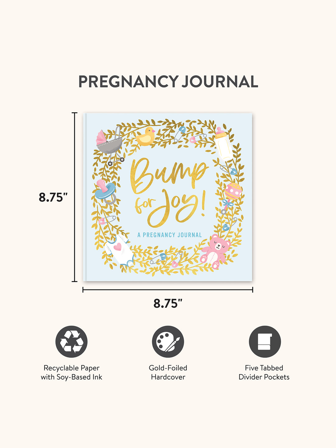 Bump For Joy Guided Journal (Blue)