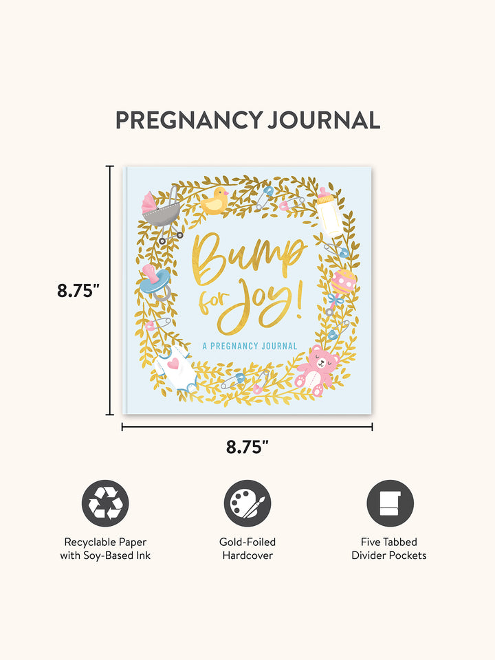 Bump For Joy Guided Journal (Blue)