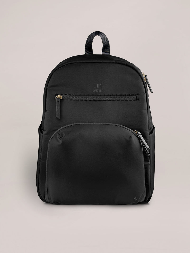 JuJuBe Deluxe Backpack Diaper Bag - Black