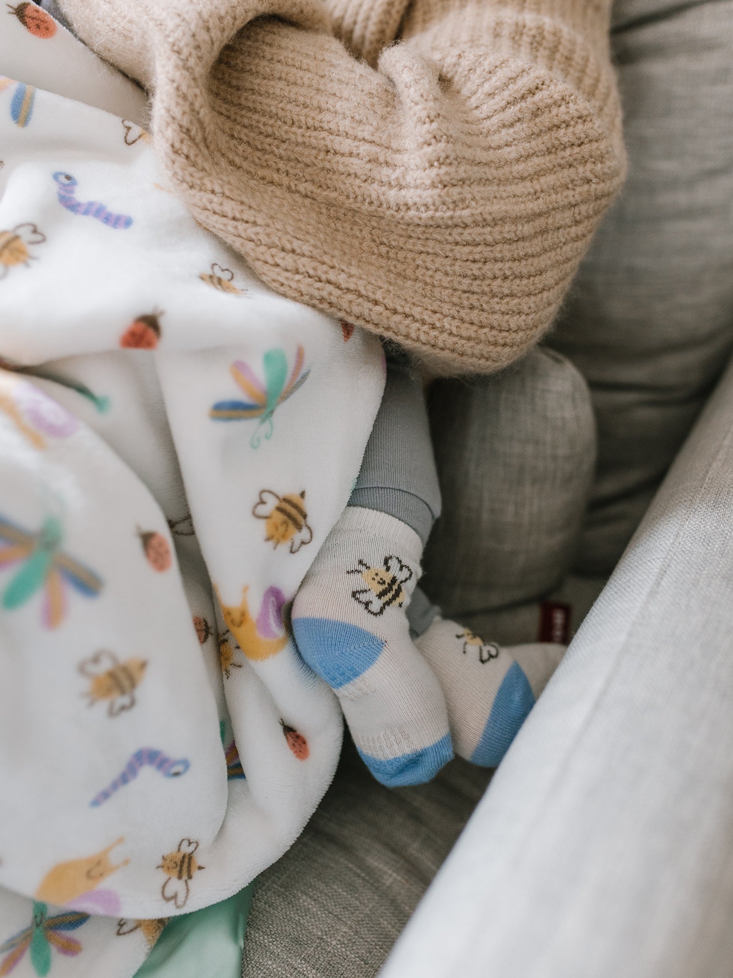 Reversible Baby Blankets Love Bug