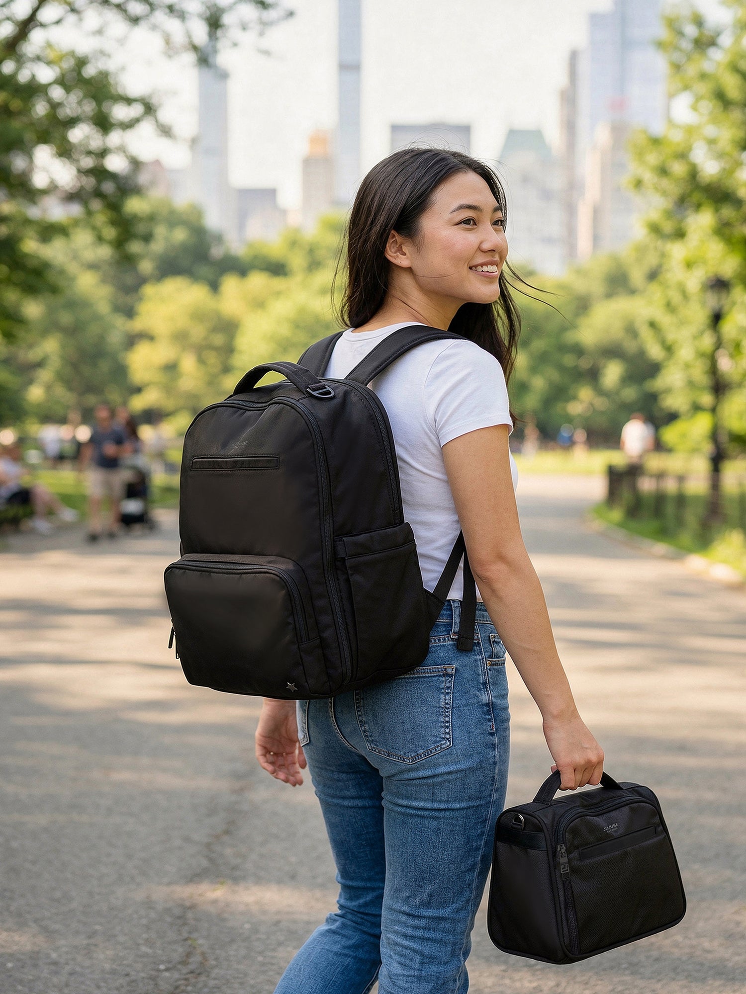 Insulated Bottle Bag - Black Out