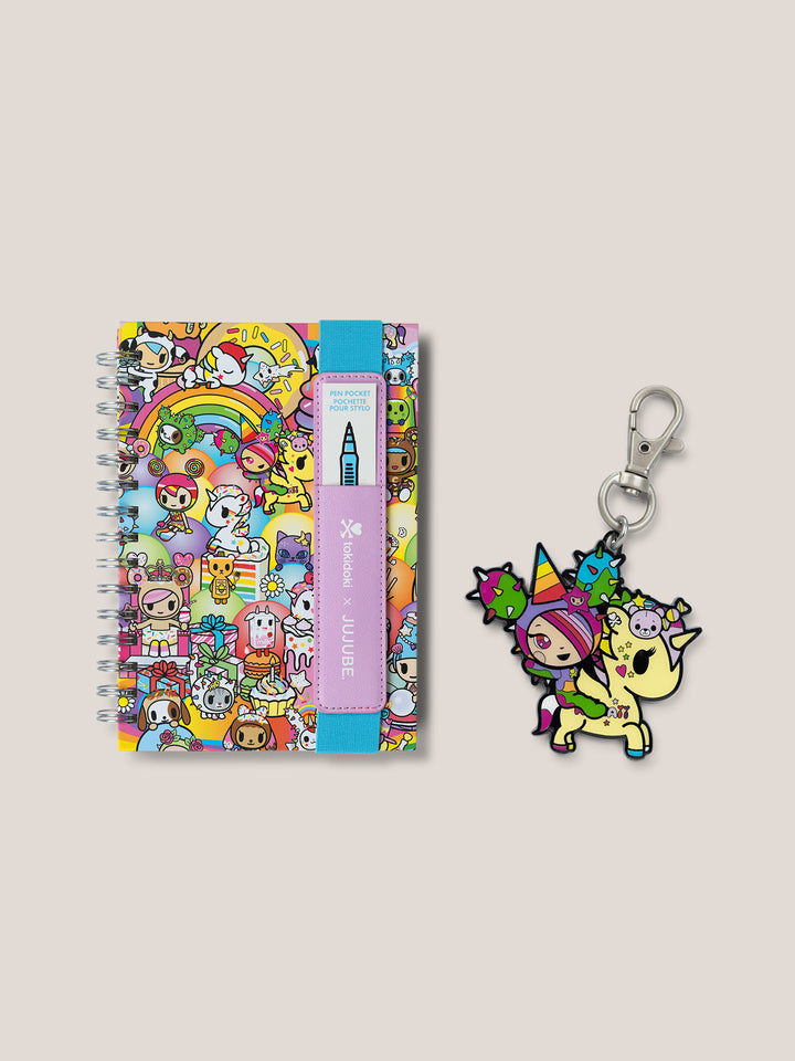 tokidoki Oliver Notebook + SANDy Bag Charm Bundle - 20th Anniversary