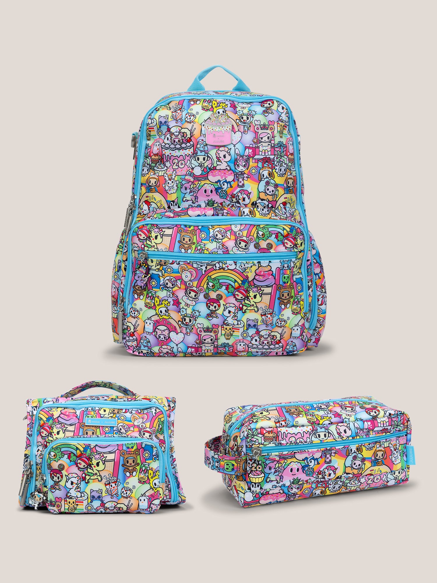 tokidoki Zealous Backpack + Bestie + Be Dapper Bundle - 20th Anniversary