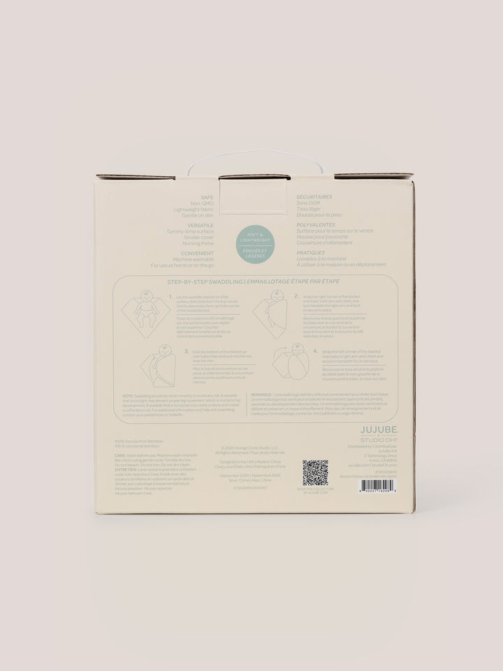 2-Pack Square Swaddle Blanket Set - Bunny Hollow