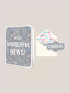 What Wonderful News! Deluxe Greeting Card