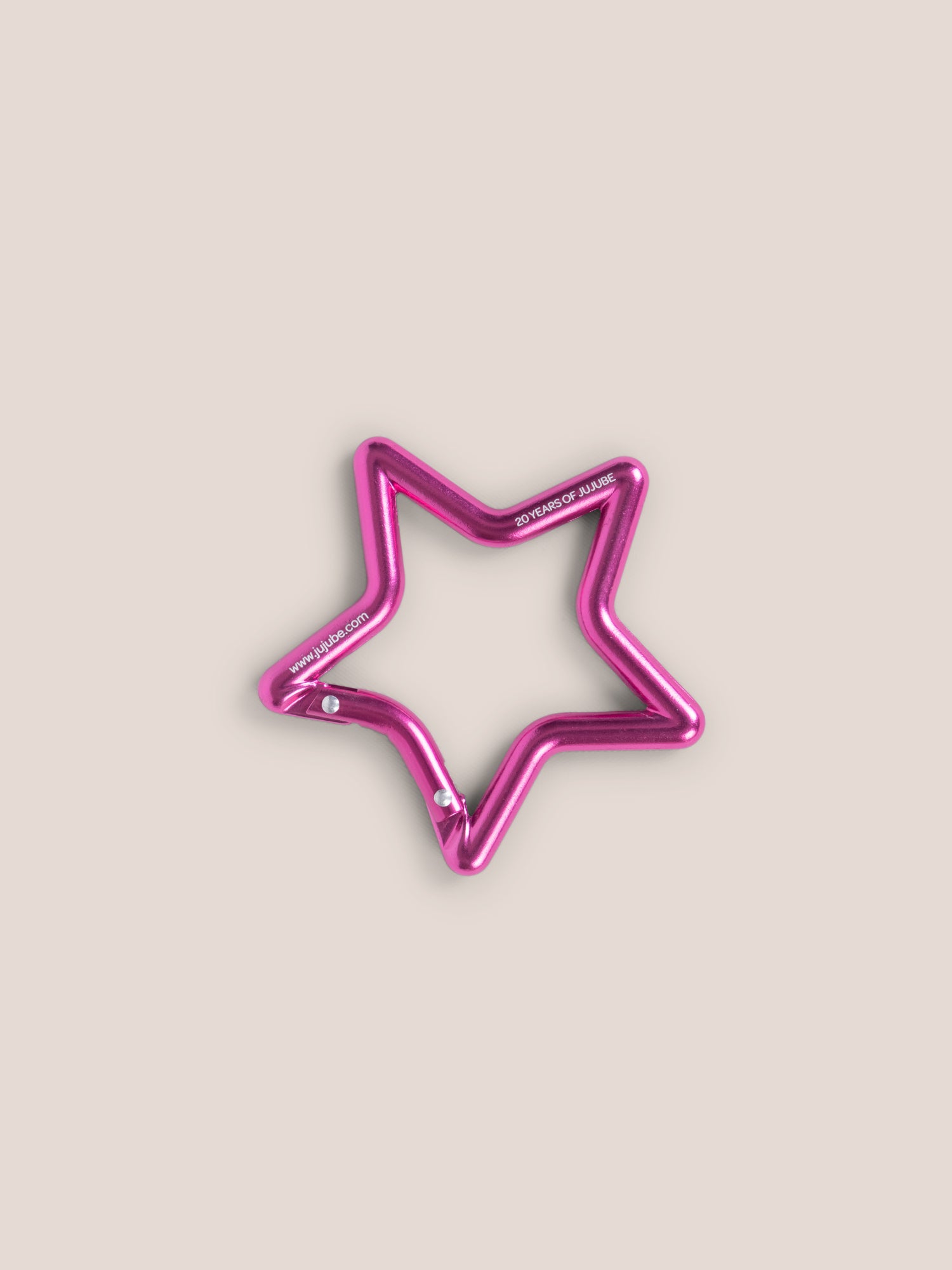 Pink Star Carabiner