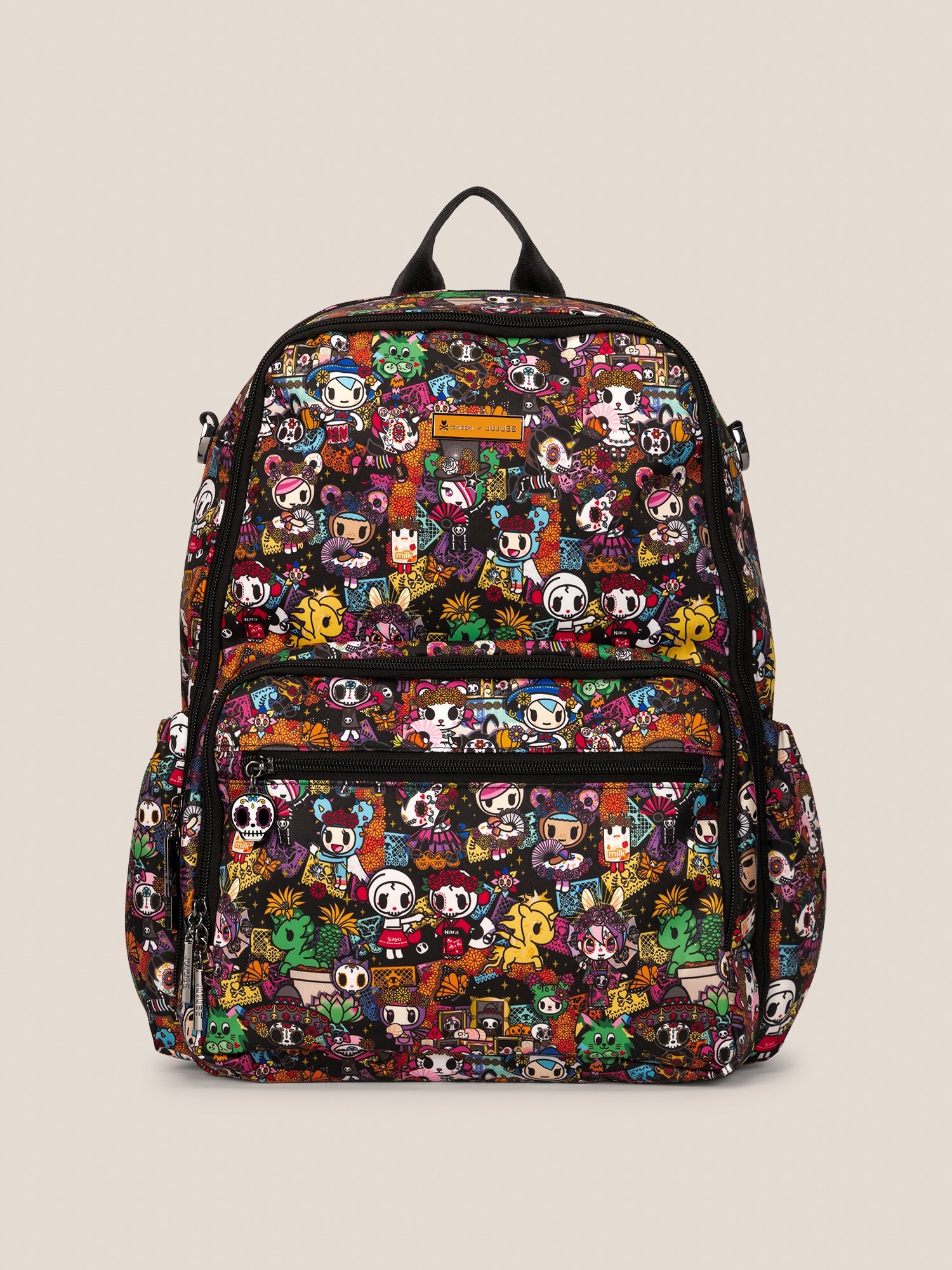 tokidoki Zealous Backpack + Heart Tote + Be Quick Bundle - Dia de los Muertos