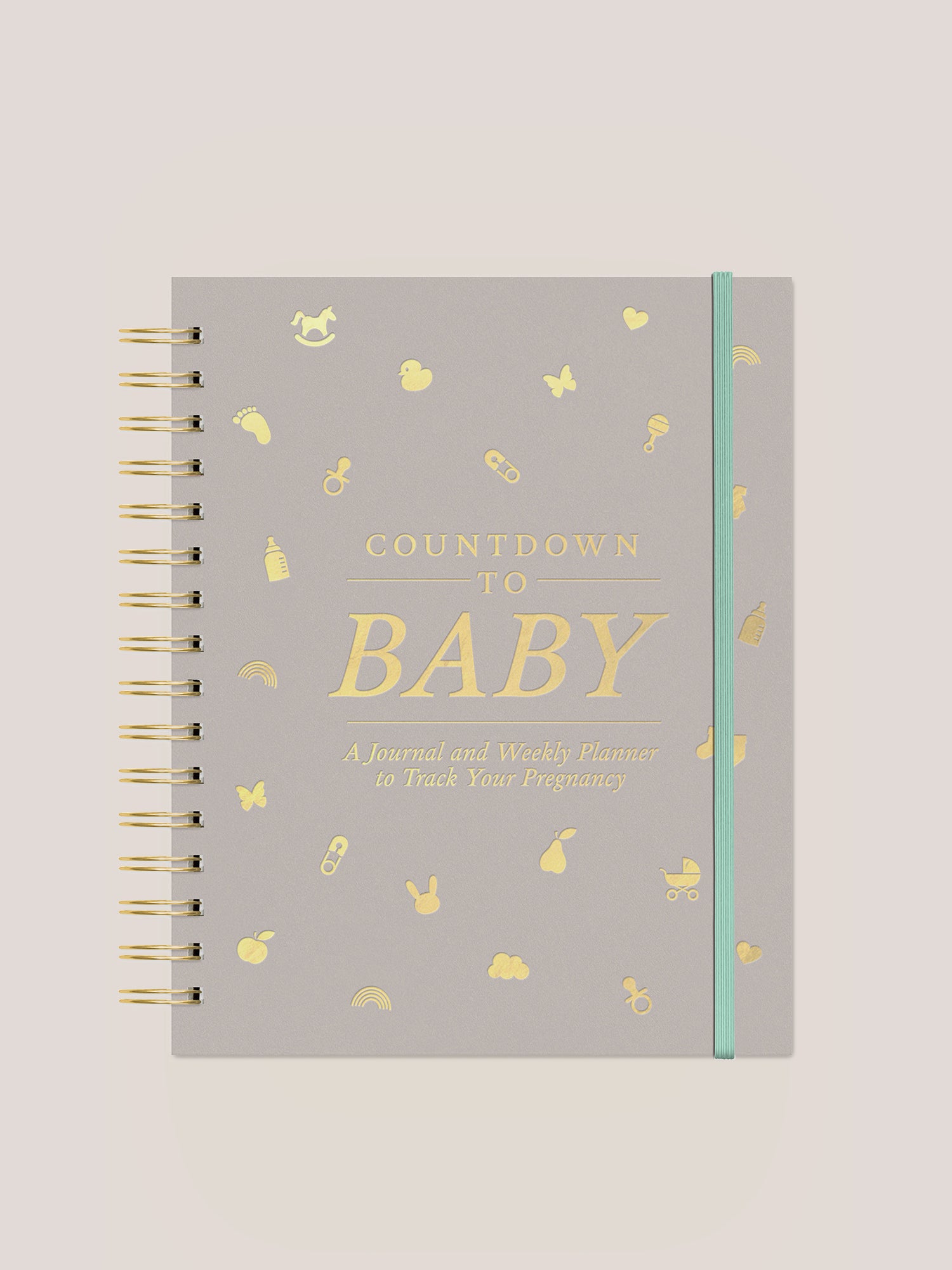 Countdown to Baby Undated Pregnancy Planner & Journal