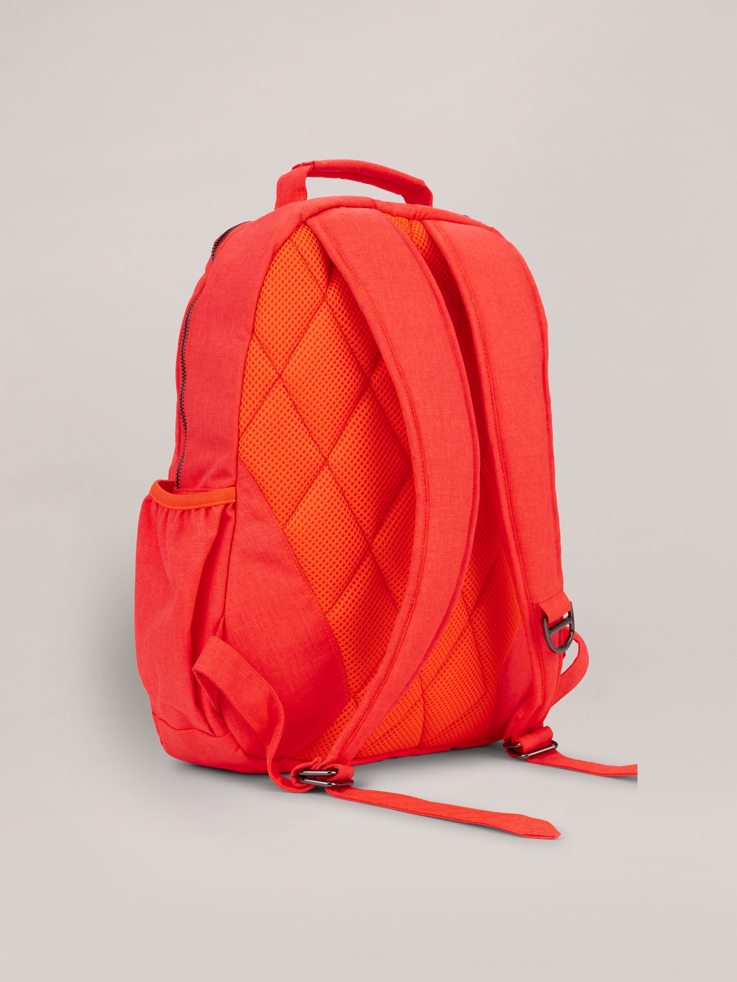 Neon Coral Be Packed Backpack Quarter Angle Back View