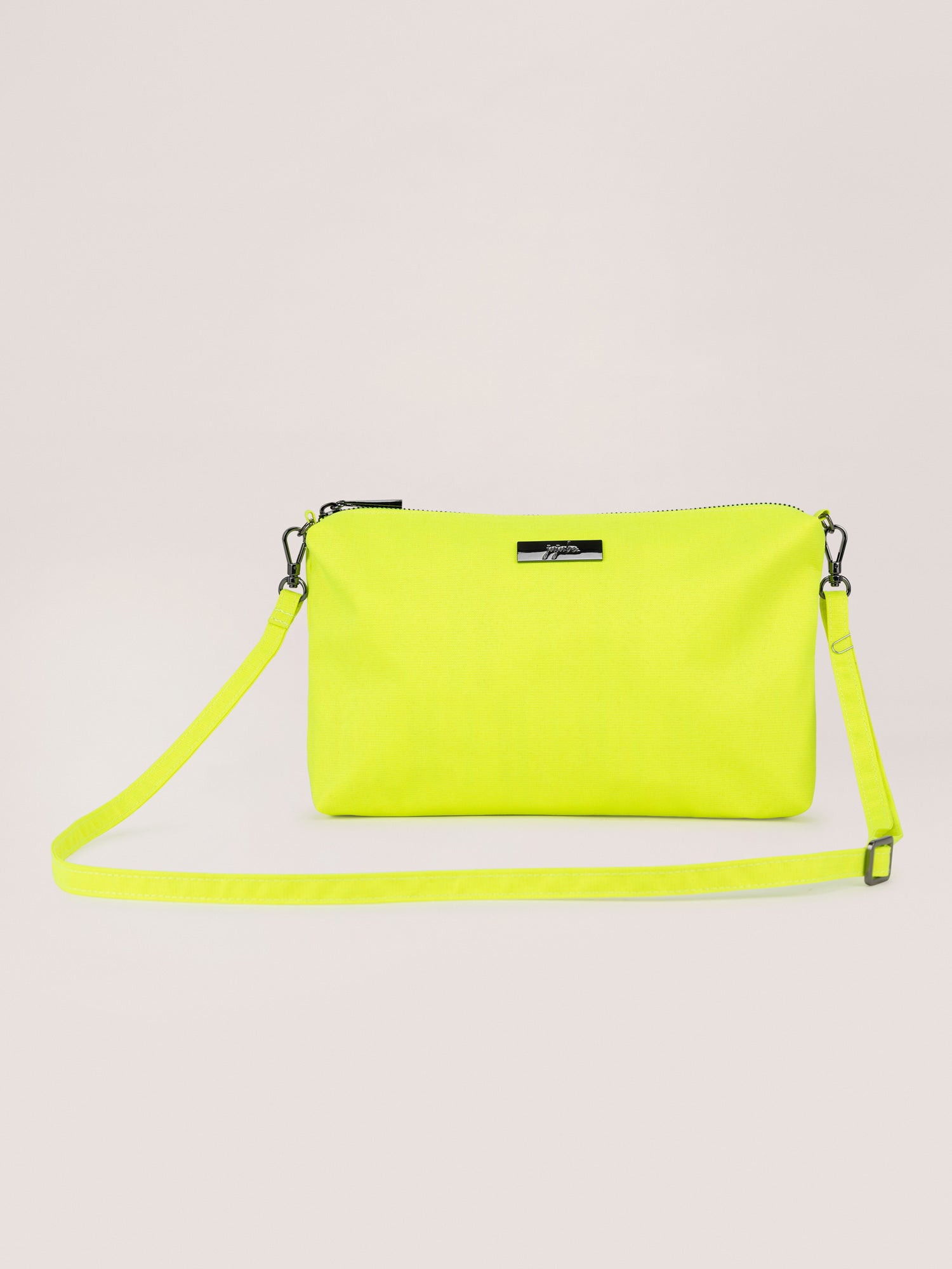 Neon Yellow Be Quick Crossbody Bag Front View