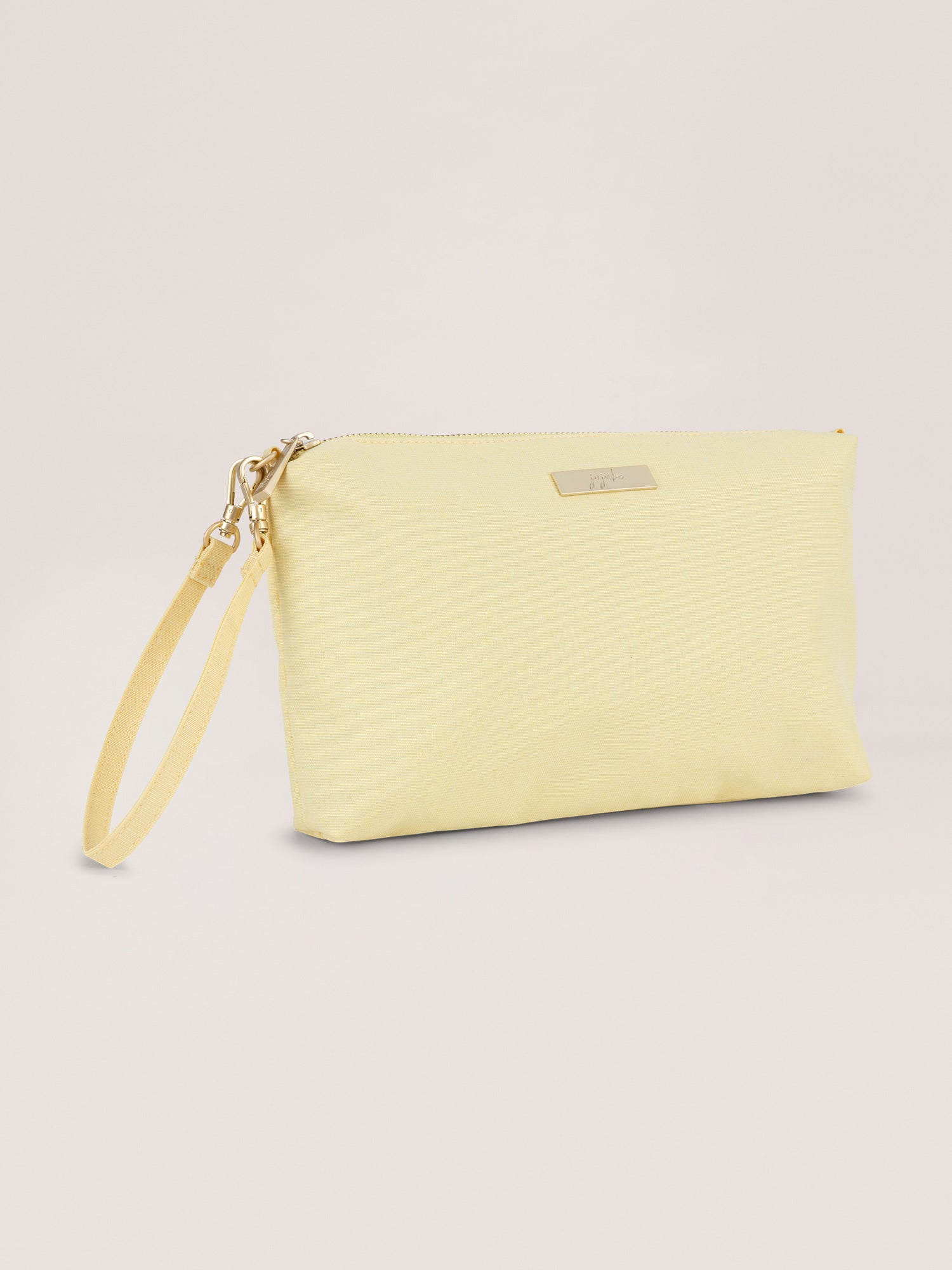 Light Yellow Be Quick Quarter View with Short Wristlet Strap