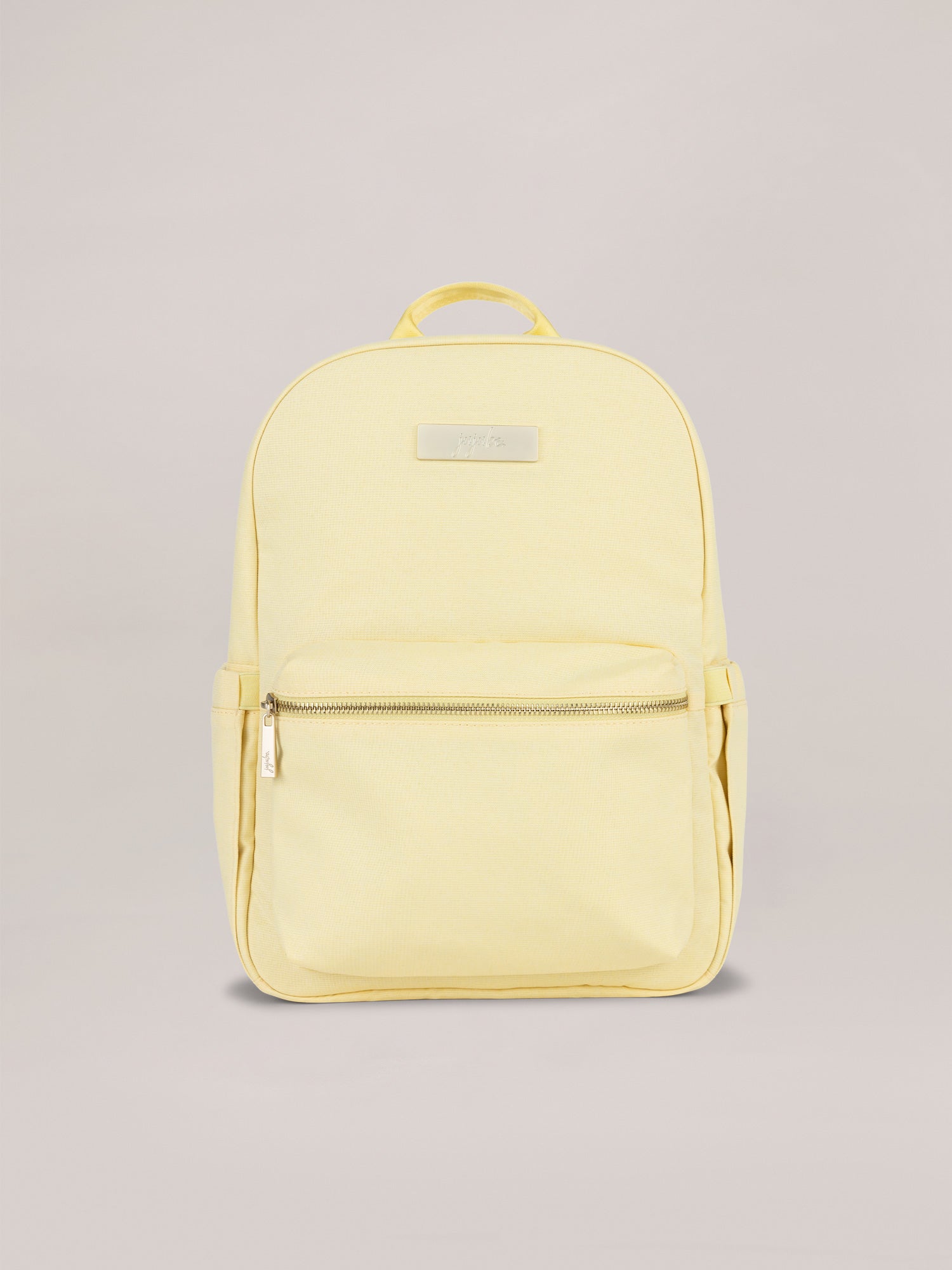 Light Yellow Midi Backpack Front View