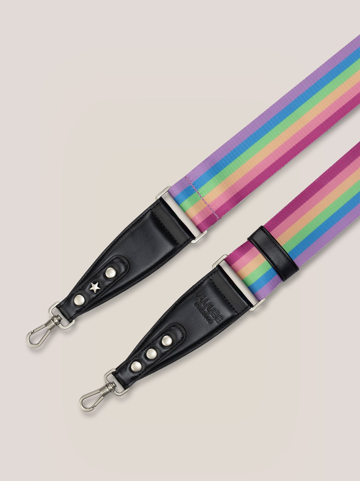 Bag Accessory Woven Strap - Rainbow