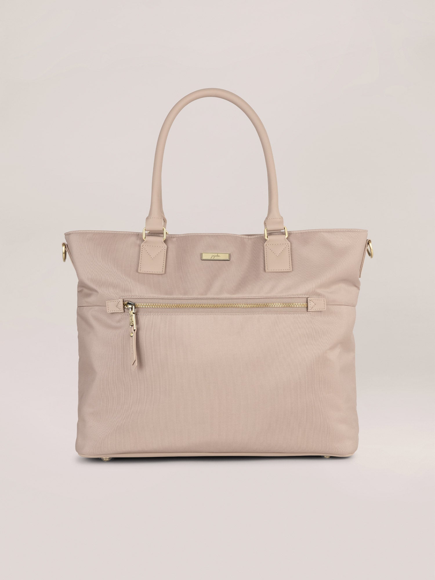 Taupe Eco Tote Bag Front View