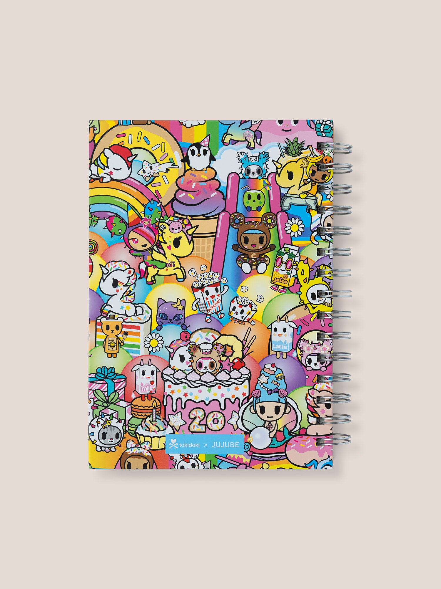 tokidoki Spiral Oliver Notebook with Reusable Pen Pocket - 20th Anniversary Celebration