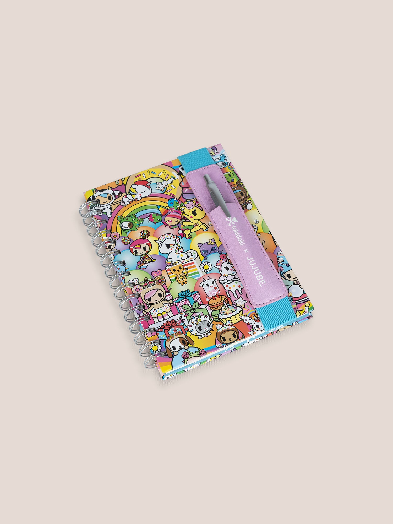 tokidoki Spiral Oliver Notebook with Reusable Pen Pocket - 20th Anniversary Celebration