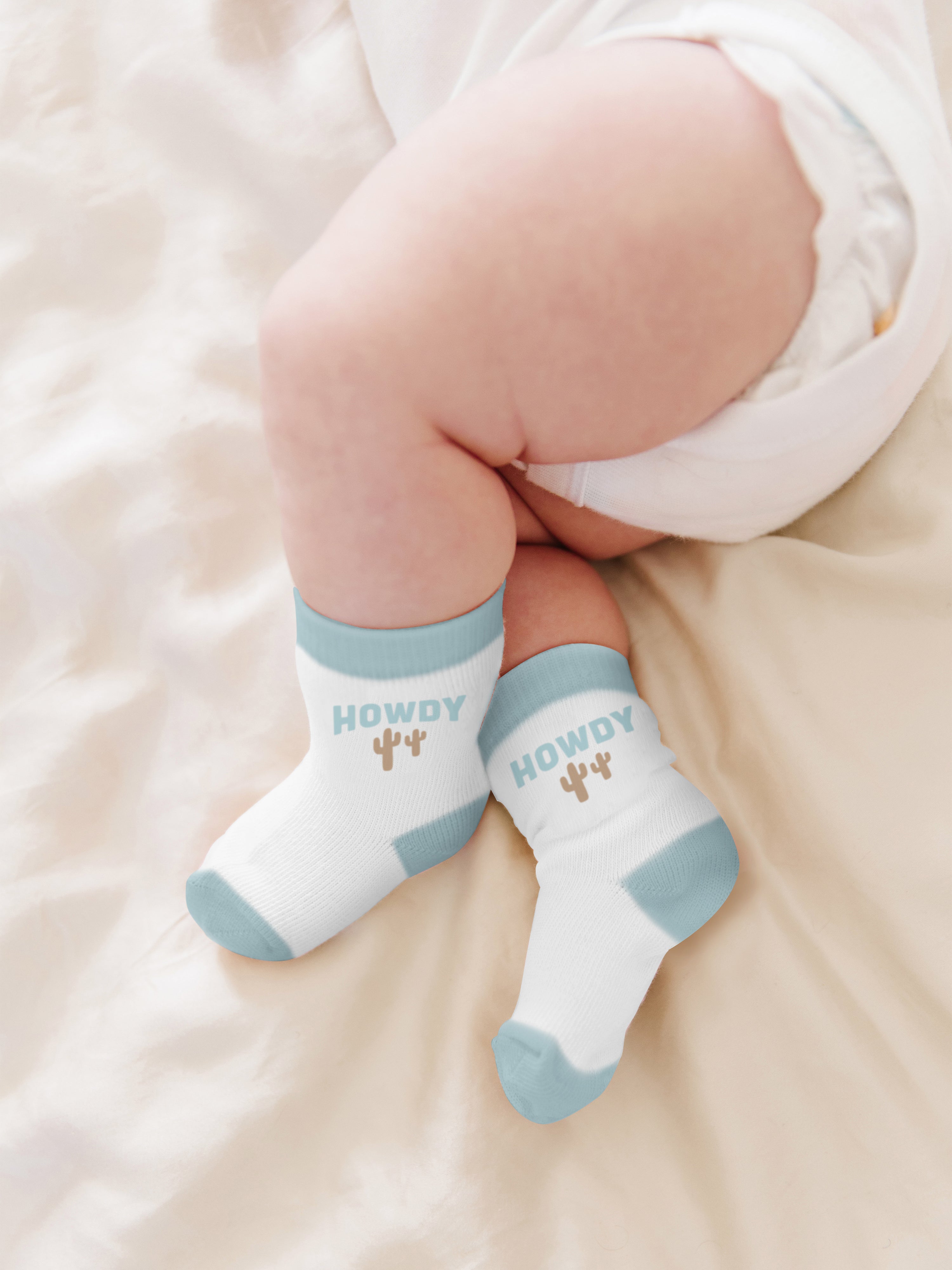 Baby Socks Trio -  Howdy Partner Blue