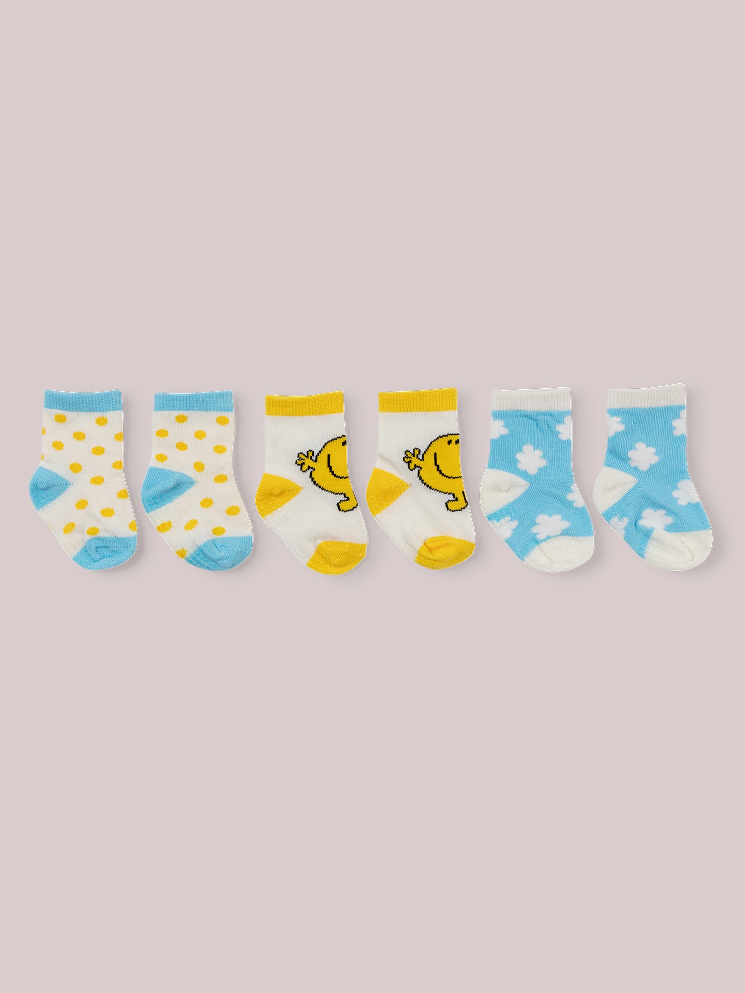 Set of 3 Mr. Happy Baby Socks  