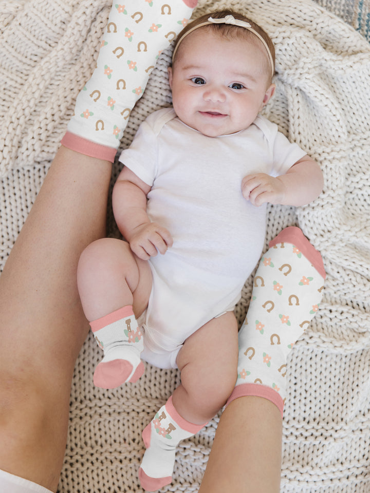 Mama &amp; Me Matching Socks Set -  Bloomin&
