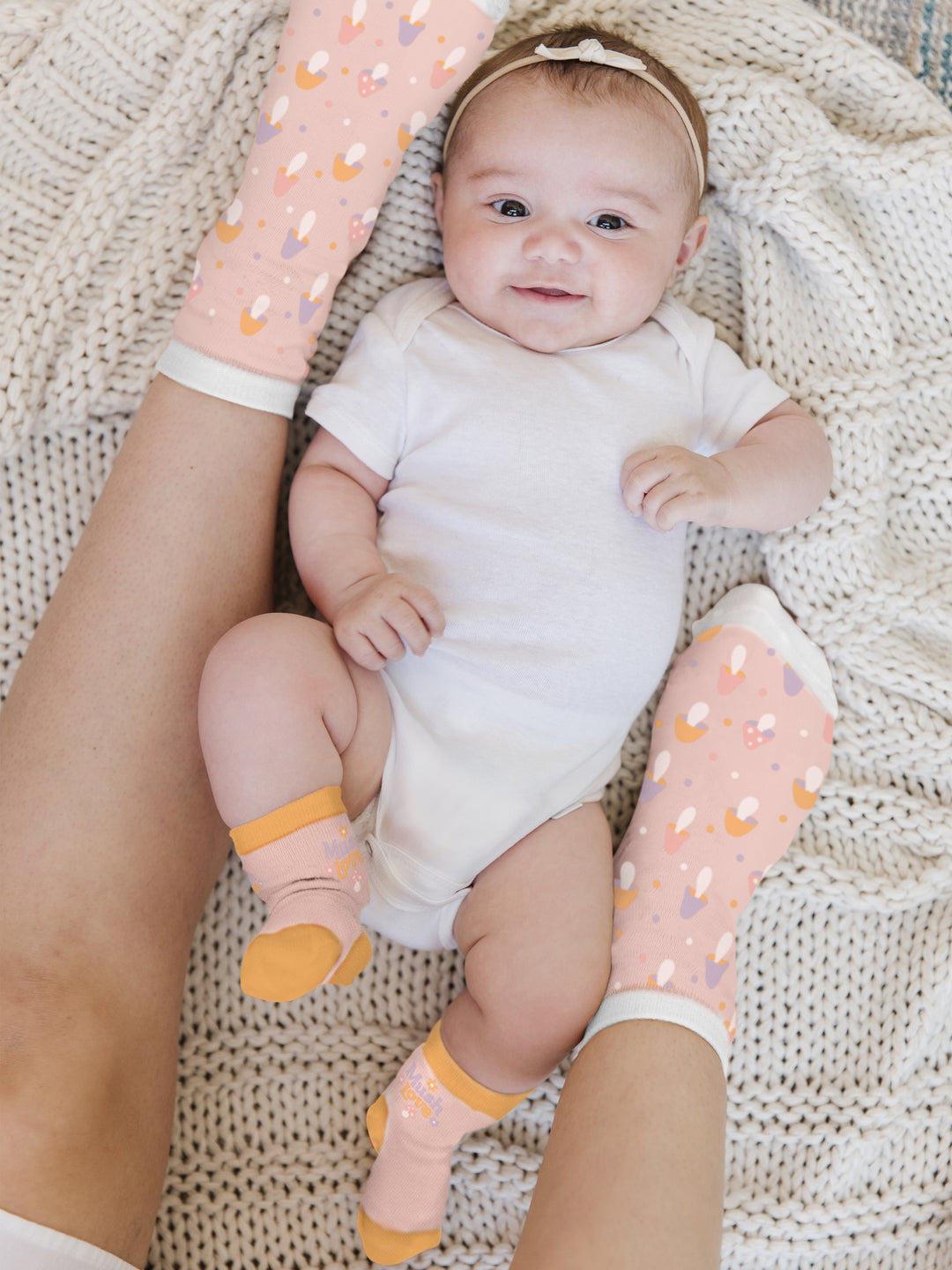 Mama &amp; Me Matching Socks Set -  Mushy Love
