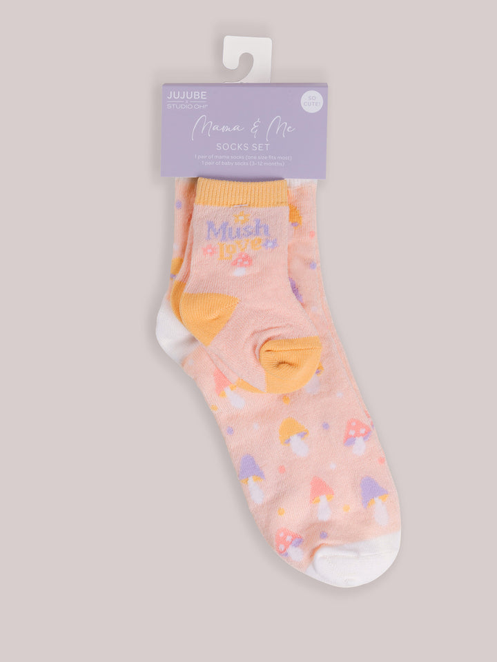 Mama &amp; Me Matching Socks Set -  Mushy Love