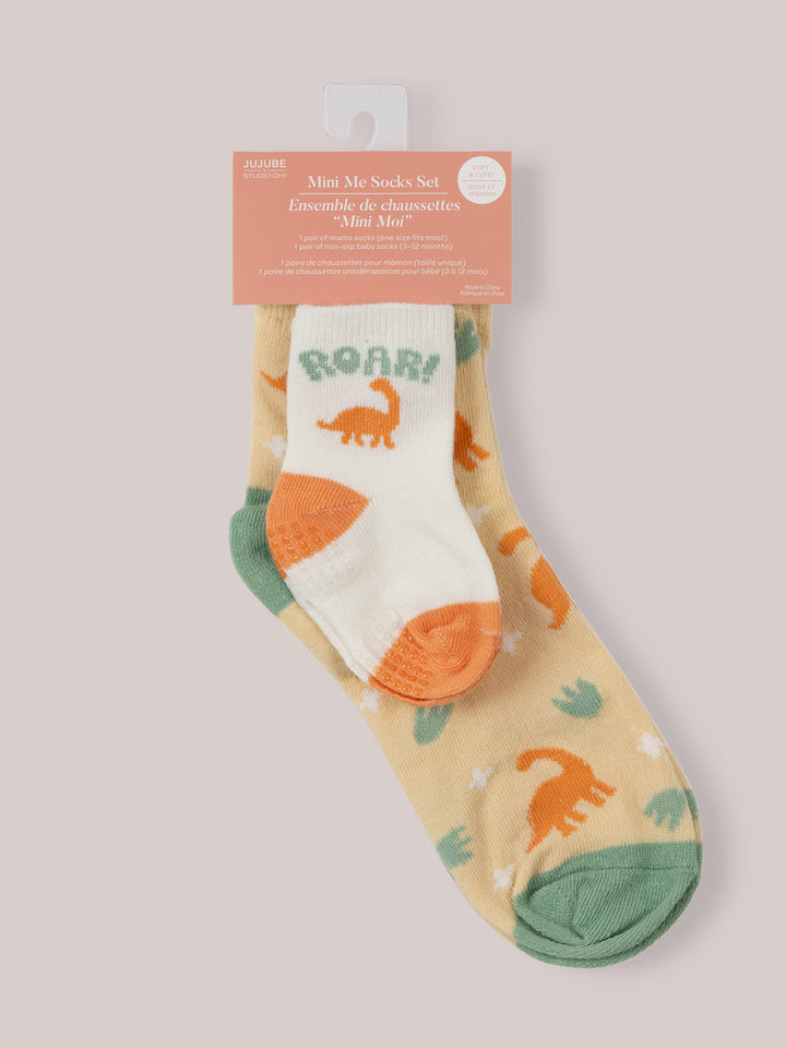 Mama &amp; Me Matching Socks Set - Roarsome