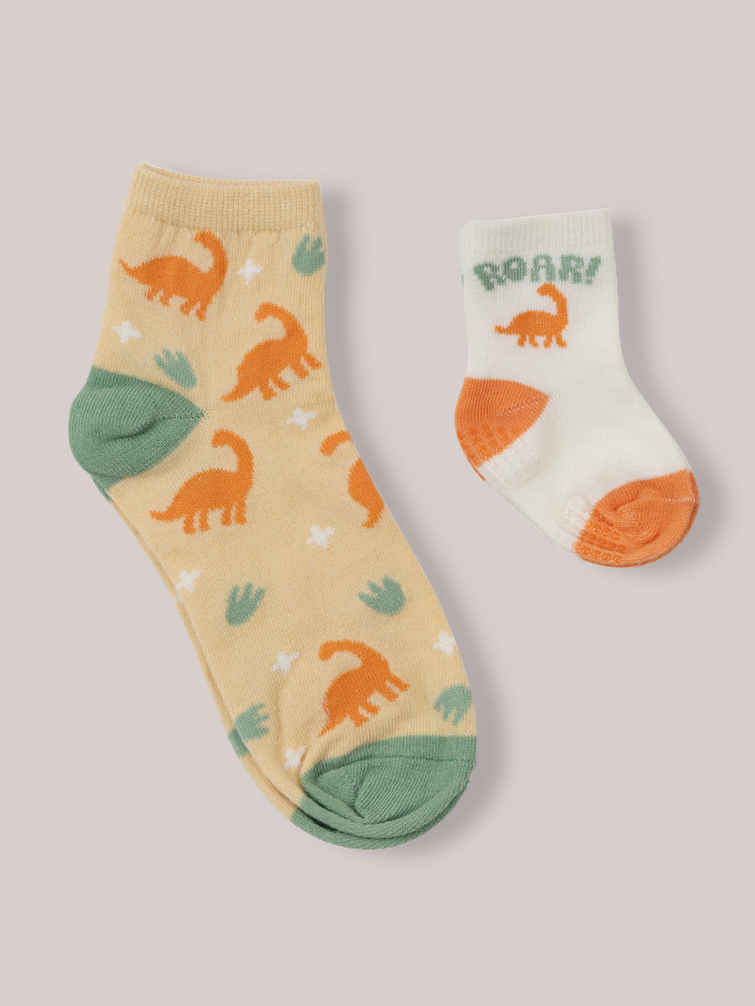 Mama &amp; Me Matching Socks Set - Roarsome