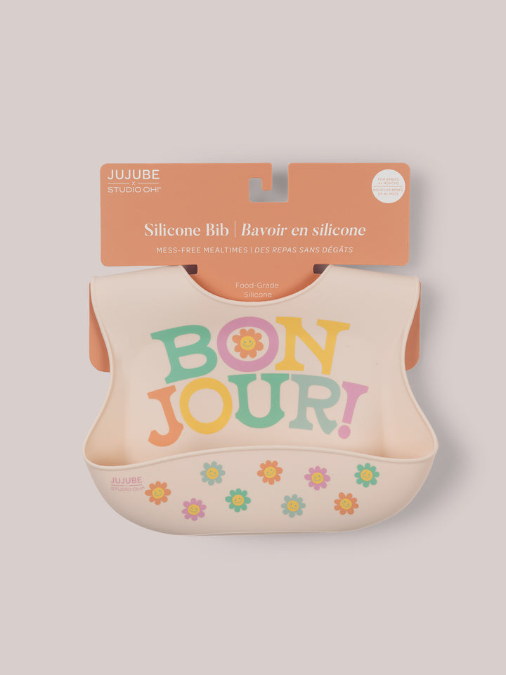 Silicone Bib - Bonjour Bébé