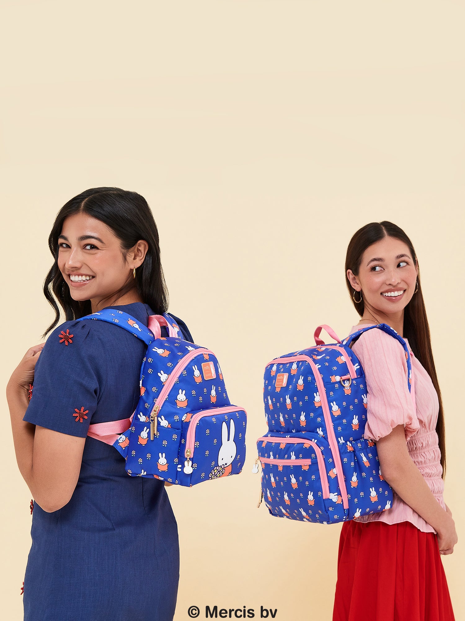 Miffy Flower Fields Everyday Mini Backpack - Blue & Orange
