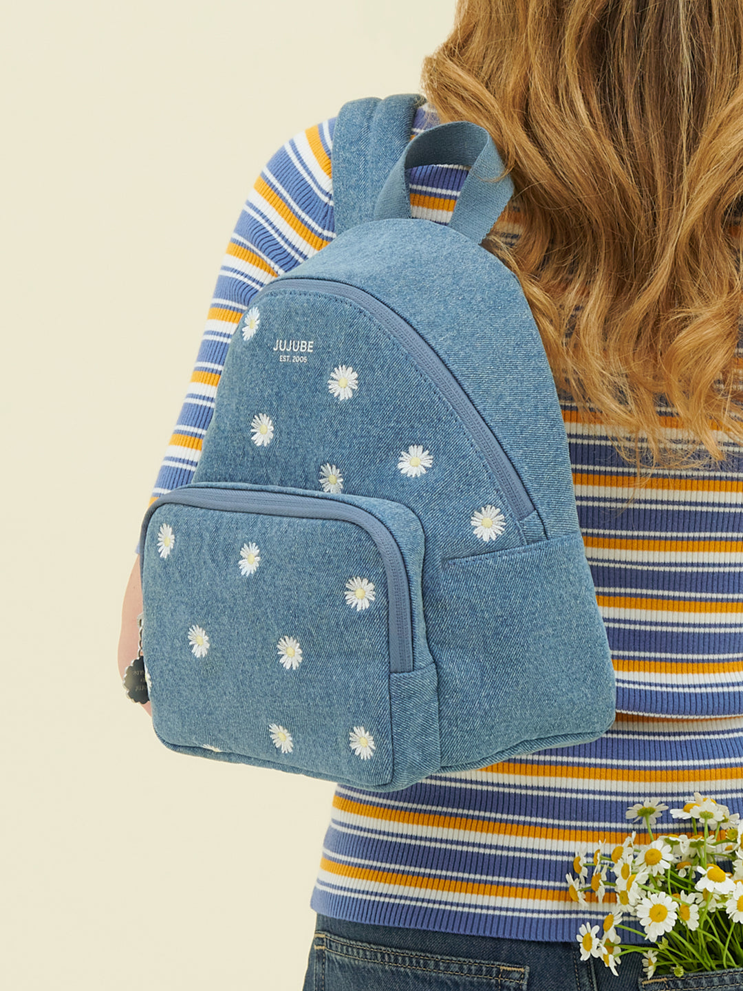 Everyday Mini Backpack - Denim &amp; Daisies