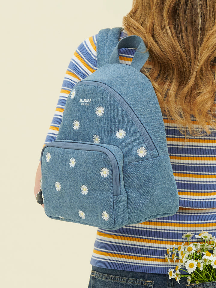 Everyday Mini Backpack - Denim &amp; Daisies