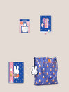 Miffy Flower Fields Be Light + Hardcover Notebook + Gel Pen Set + Sticky Notes Bundle
