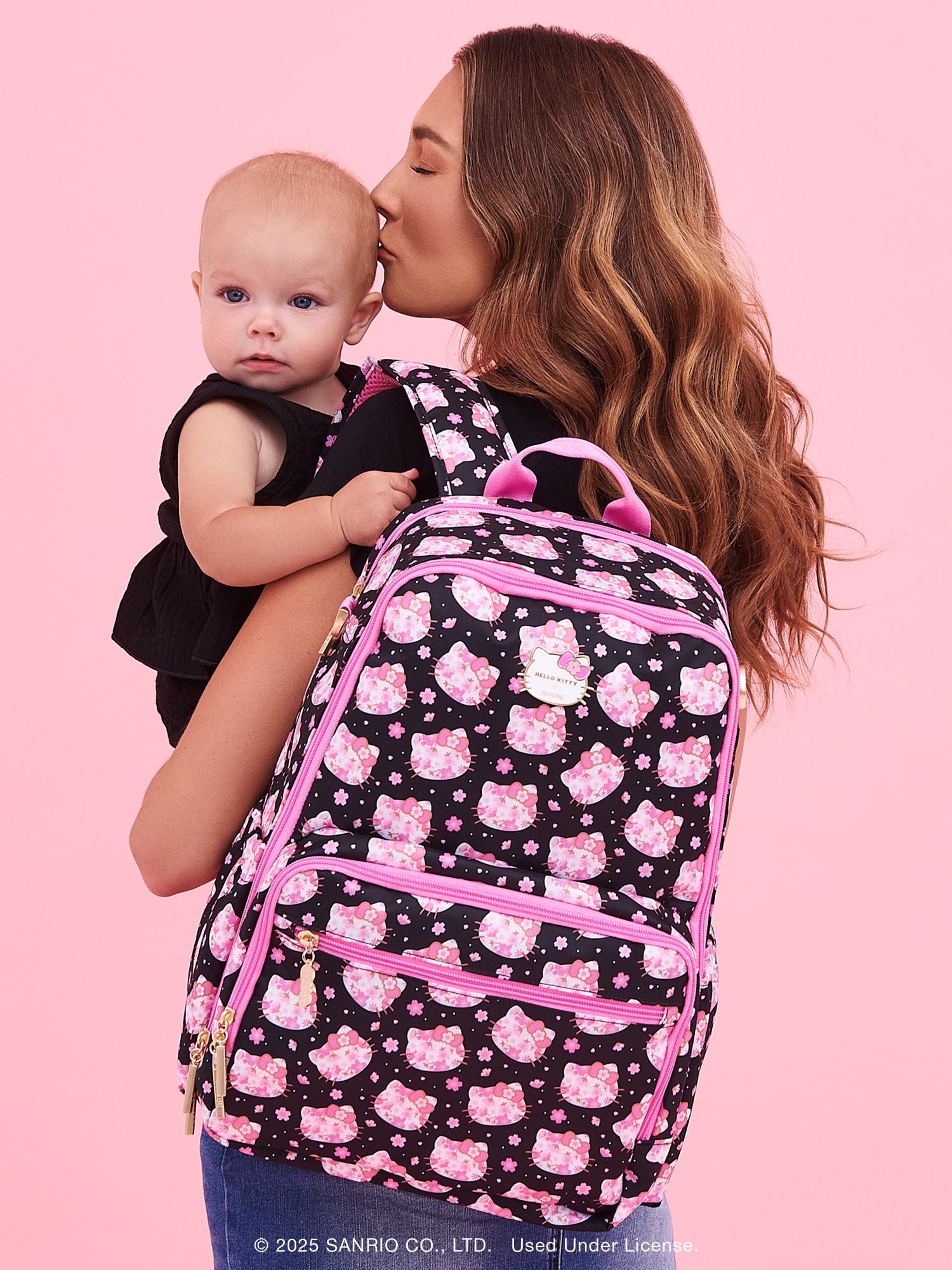 Hello Kitty® × JuJuBe Cherry Blossoms Zealous Backpack Diaper Bag — Bl Hello Kitty® × JuJuBe Cherry Blossoms Zealous Backpack Diaper Bag — Bl