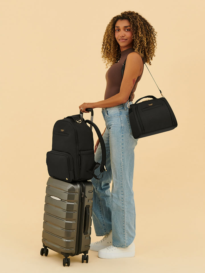 Insulated Bottle Bag - Black