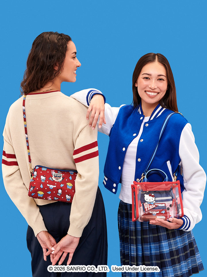 Hello Kitty® × JuJuBe Varsity Clear Crossbody Tote