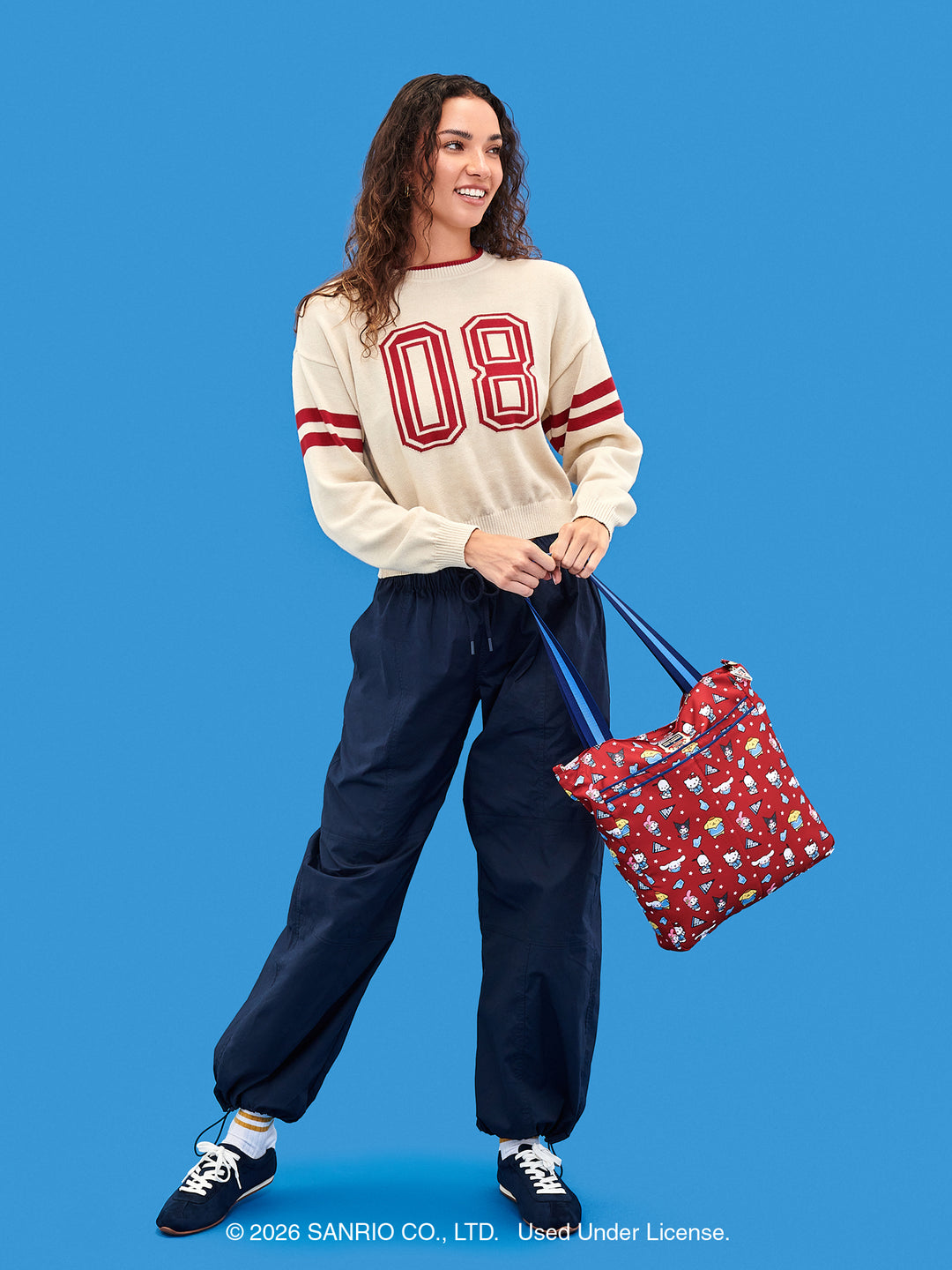 Hello Kitty® ×JuJuBe Varsity Be Light Diaper Bag Tote – Red and Navy