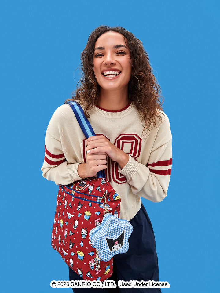 Hello Kitty® ×JuJuBe Varsity Be Light Diaper Bag Tote – Red and Navy